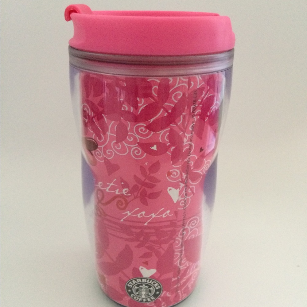 NWT Limited Starbucks Tumbler Pink Heart